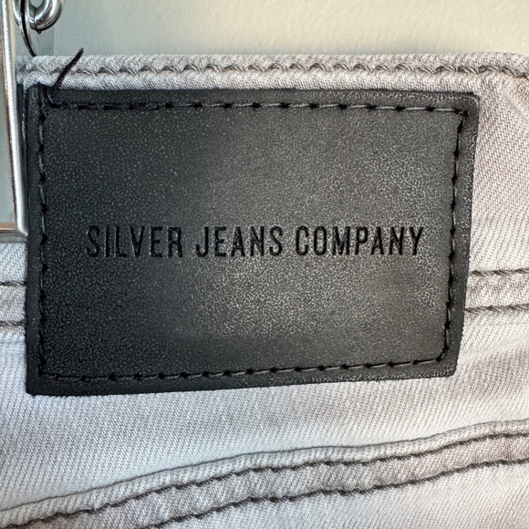 Silver Jeans Men's Denim EDDIE Brushed Gray Straight Jeans Tag: 38/32 **Flaw** - Picture 6 of 16